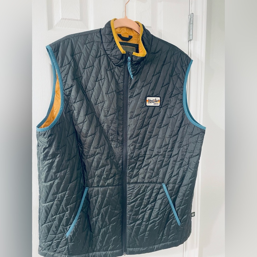 Howler Bros Lightweight Quilted Vest XL Blue